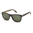 Brown Acetate SunglassesSUNGLASSES DAVID BECKHAM MAN DB1045S086QT (Lens/Bridge/Temple) 54/18/145 mm.Material: ACETATE.Colour: Brown Havana.Measures (Lens/Bridge/Temple): 54/18/145mm.GREEN.With their elegant rectangular mount, these sunglasses give a retro