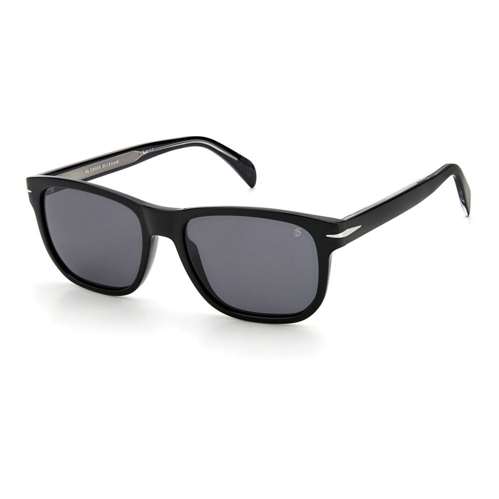 Bicolor Acetate SunglassesSUNGLASSES DAVID BECKHAM MAN DB1045SBSCM9 (Lens/Bridge/Temple) 54/18/145 mm.Material: ACETATE.Colour: Black silver.Measures (Lens/Bridge/Temple): 54/18/145mm.GREY.With their elegant rectangular mount, these sunglasses give a retr