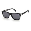 Bicolor Acetate SunglassesSUNGLASSES DAVID BECKHAM MAN DB1045SBSCM9 (Lens/Bridge/Temple) 54/18/145 mm.Material: ACETATE.Colour: Black silver.Measures (Lens/Bridge/Temple): 54/18/145mm.GREY.With their elegant rectangular mount, these sunglasses give a retr