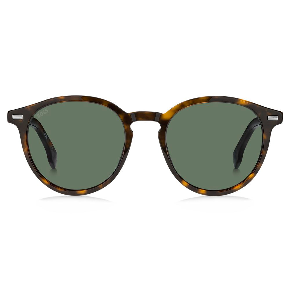 Brown Acetate SunglassesSUNGLASSES BOSS MAN BOSS1365S086F (Lens/Bridge/Temple) 51/21/145 mm.Material: ACETATE.Colour: BROWN.Measures (Lens/Bridge/Temple): 51/21/145mm.GREEN.100% UV PROTECTIONBrown Acetate Sunglasses${tagsHugo BossAulae Brown Acetate Sungl