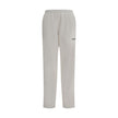 White Polyester Joggers (Workout Pants)Balenciaga’s Sweatpants combine comfort and contemporary style in an essential yet distinctive design. Featuring an elasticized waist and bottom, they feature two side welt pockets and a stitched logo on the front th