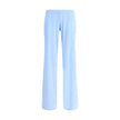 Light Blue Triacetate Casual PantsBalenciaga’s Bistretch velvet Sweatpants combine comfort and style in a contemporary design. Made of bistretch velvet, they feature a low, elasticated waist that ensures fit and comfort, while the flare leg adds character