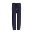 Blue Cotton Joggers (Workout Pants)Made from a soft cotton blend, Moncler’s Sweatpants combine comfort and sporty style. Featuring an elastic waistband with drawstring, inseam pockets and elastic cuffs, they are enhanced by a contrasting logo applique on