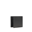 Black Calf Leather Bos Taurus WalletSaint Laurent’s black leather wallet is a stylish and functional accessory with a bill fold design. Made of high-quality smooth leather, it features interior card slots, a snap-button coin compartment and several bill c