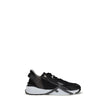 Gray Calf Leather Bos Taurus Athletic SneakersFendi’s Flow Sneakers combine style and practicality in a distinctive modern design. Slip-ons with elastic laces and a side zipper, they are made of black FF jacquard nylon and embellished with black leather d