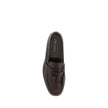 Brown Calf Leather Bos Taurus Slip-On LoafersCalfskin Loafers by Prada, slightly elongated round toe, leather block heel, front tray embellished with leather tassel, press-stamped logo insole, patent leather design. Season: AW25 Composition: 100% Calf Lea