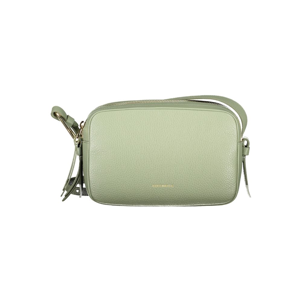 Verde Leather Bag with Adjustable Strap by Coccinelle