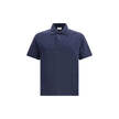 Blue Cotton Polo ShirtThe Cassandre cotton polo Shirt by Saint Laurent is an essential garment with understated elegance. Featuring a classic ribbed collar and tone-on-tone buttons on the front, it features the iconic Cassandre logo embroidered also tone-