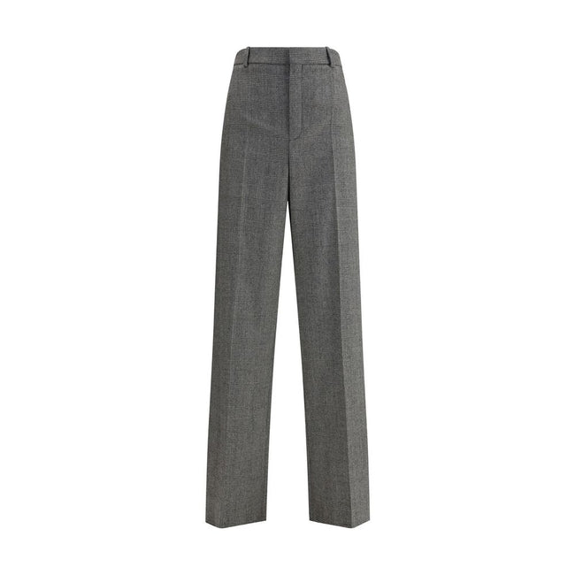 Prince de Galles tailored PantsSaint Laurent’s Prince de Galles tailored Pants reinterpret a classic English tradition with the house’s essential elegance. They feature a front zip-and-hook closure, belt loops at the waist, and a straight-leg silhouette p