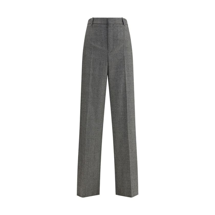 Prince de Galles tailored PantsSaint Laurent’s Prince de Galles tailored Pants reinterpret a classic English tradition with the house’s essential elegance. They feature a front zip-and-hook closure, belt loops at the waist, and a straight-leg silhouette p