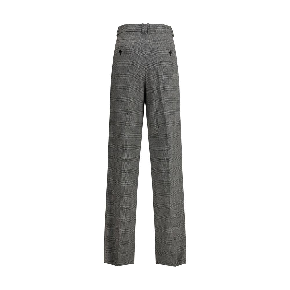 Prince de Galles tailored PantsSaint Laurent’s Prince de Galles tailored Pants reinterpret a classic English tradition with the house’s essential elegance. They feature a front zip-and-hook closure, belt loops at the waist, and a straight-leg silhouette p