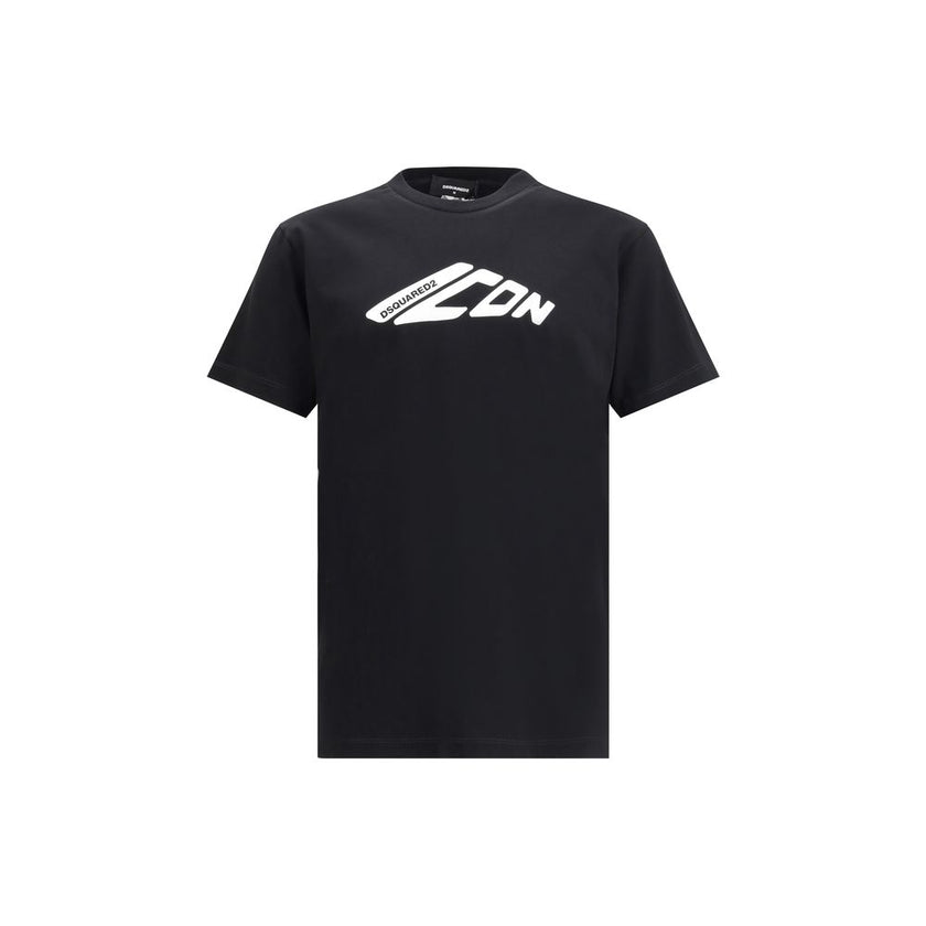 Black Cotton SportswearDsquared2’s contrasting logo cotton T-shirt is an essential garment with a strong character. Made from soft pure cotton jersey, it features a ribbed crew neck and a front print with iconic monogram and logo for a recognizable, urban