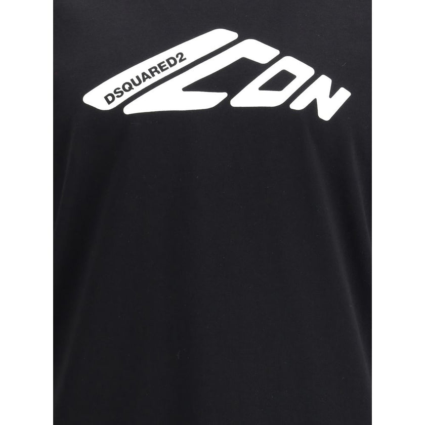 Black Cotton SportswearDsquared2’s contrasting logo cotton T-shirt is an essential garment with a strong character. Made from soft pure cotton jersey, it features a ribbed crew neck and a front print with iconic monogram and logo for a recognizable, urban