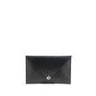 Black Leather Clutch BagFendi’s Large Squared FF Pouch is a stylish and functional pouch featuring a large format and a practical cuff handle for easy carrying. Made of high-quality black leather, it features a snap-button closure to ensure security and p