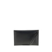 Black Leather Clutch BagFendi’s Large Squared FF Pouch is a stylish and functional pouch featuring a large format and a practical cuff handle for easy carrying. Made of high-quality black leather, it features a snap-button closure to ensure security and p