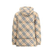Beige Polyester Full-Length JacketBurberry’s hooded Check Down Jacket combines tradition and functionality in a bold design. Crafted in the iconic Burberry Check pattern, it features a regular fit with an adjustable hood and drawstring waist. Completing t