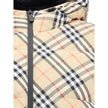 Beige Polyester Full-Length JacketBurberry’s hooded Check Down Jacket combines tradition and functionality in a bold design. Crafted in the iconic Burberry Check pattern, it features a regular fit with an adjustable hood and drawstring waist. Completing t