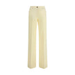Yellow Cotton Straight-Leg JeansEtro’s stretch Jeans reinterpret a wardrobe classic with comfort and style.Made in the straight five-pocket style,they feature a button and zipper closure and belt loops at the waist.An essential garment with a versatile fi