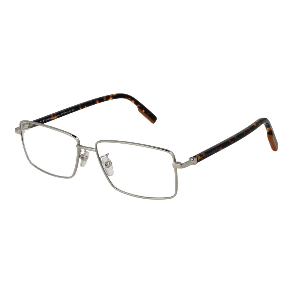 Silver Synthetic Full-Rim Rectangle Glasses
