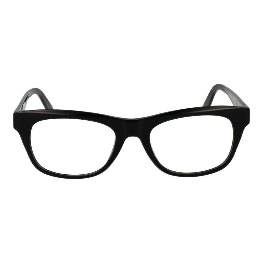 Black Synthetic Oval Glasses Frames