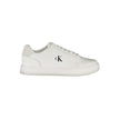 White Leather Men SneakerElevate your sneaker game with the Calvin Klein charisma. A fusion of athletic aesthetics and streetwear edge, these kicks boast contrasting white details that grab the spotlight with every stride. Crafted for both comfort and sty