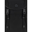 Tech BackpackMoncler’s tech Backpack combines functionality and style in a modern, practical design. Featuring a front flap closure and two snap buckles, it offers security and ease of use. The logo on the front lends a distinctive touch, while adjustable