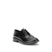 Black Calf Leather Bos Taurus Oxfords And DerbiesSaint Laurent’s leather Lace-Ups reinterpret the classic Derby model with a bold, contemporary twist. Made of smooth leather, they are distinguished by an almond toe and a squared tub construction that lend