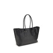 Black Calf Leather Bos Taurus Shoulder BagThe Hamilton Moderne large Tote Bag by Michael Kors is a roomy, structured model designed to combine functionality and elegance. The silhouette with decorative belt and iconic padlock pendant define its sophistica