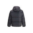 Black Polyamide CoatGucci’s GG patterned padded Down Jacket is an iconic and functional garment. Featuring a hood and double-slider zipper closure, it features the famous “GG” monogram as a distinctive element. Low shoulders and long sleeves with elastic