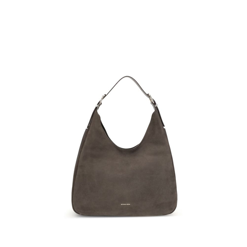 Nolita large Nubuck Shoulder BagThe Nolita large Nubuck Shoulder Bag by Michael Kors combines a casual and sophisticated look, thanks to the soft texture of the nubuck and the textured edges that elegantly define its shape. Featuring an adjustable shoulde