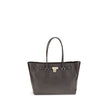 Brown Calf Leather Bos Taurus Shoulder BagThe Hamilton Moderne large Tote Bag by Michael Kors is a roomy, structured model designed to combine functionality and elegance. The silhouette with decorative belt and iconic padlock pendant define its sophistica