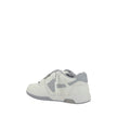 White Rubber Low Top SneakersLeather Out Of Office Sneakers by Off-White feature a lace-up front closure and a round toe. The side panels are decorated with the brand’s iconic Arrow logo, while the flat sole ensures comfort. A distinctive detail is the ap