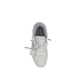 White Rubber Low Top SneakersLeather Out Of Office Sneakers by Off-White feature a lace-up front closure and a round toe. The side panels are decorated with the brand’s iconic Arrow logo, while the flat sole ensures comfort. A distinctive detail is the ap