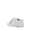 Out Of Office For Walking SneakersLeather Out Of Office For Walking Sneakers from Off-White feature a perforated round toe for breathability and a front lace-up closure. The paneled design is enhanced by the distinctive Arrows motif on the side panel, whi