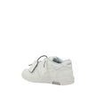Out Of Office For Walking SneakersLeather Out Of Office For Walking Sneakers from Off-White feature a perforated round toe for breathability and a front lace-up closure. The paneled design is enhanced by the distinctive Arrows motif on the side panel, whi