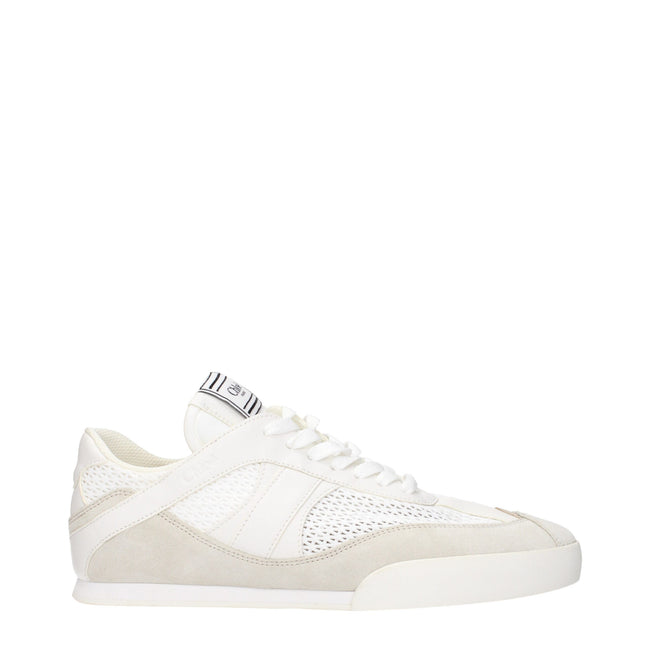 White Fabric Low Top SneakersDescription: The product with MPN CHC25S07IPL20S and code F84230 fabric in white is a sneakers designed by Chloé. It has features like front logo, side logo, back logo.White Fabric Low Top Sneakers${tagsChloéAulae White Fabric