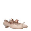 Pink Leather Ballet FlatsDescription: The product with MPN 5I348E011025F0NZ2 and code F84260 leather in pink is a ballet flats designed by Miu Miu. It has features like front logo, front detail.Pink Leather Ballet Flats${tagsMiu MiuAulae Pink Leather Ball