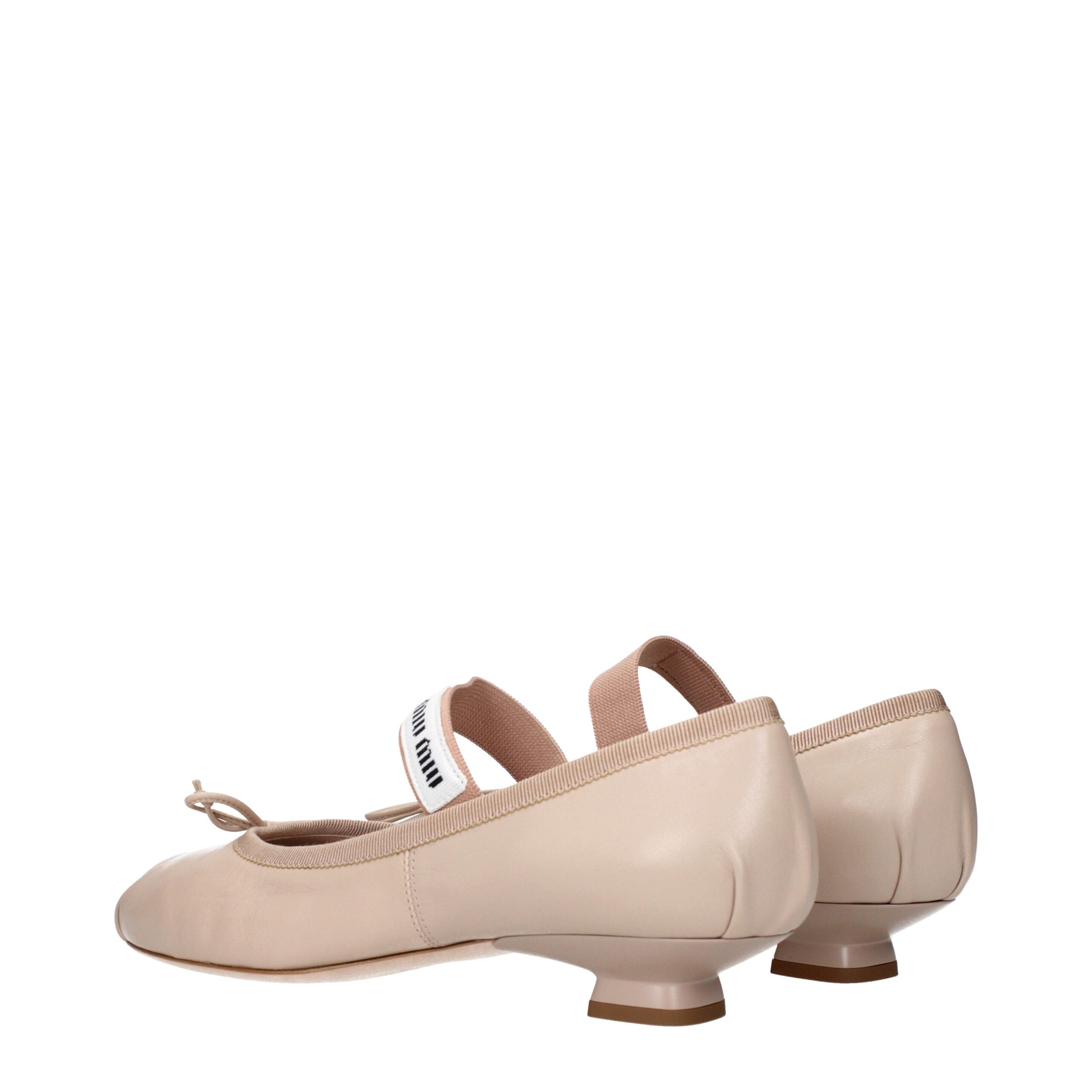 Pink Leather Ballet FlatsDescription: The product with MPN 5I348E011025F0NZ2 and code F84260 leather in pink is a ballet flats designed by Miu Miu. It has features like front logo, front detail.Pink Leather Ballet Flats${tagsMiu MiuAulae Pink Leather Ball