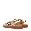 Gold Polyethylene Flat SandalsDescription: The product with MPN SB42051BFABRIC056 and code F84257 polyurethane in gold is a sandals designed by See by Chloé.Gold Polyethylene Flat Sandals${tagsSee By ChloéAulae Gold Polyethylene Sandals See By ChloéAulae