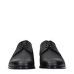 Black Leather Oxfords And DerbiesDescription: The product with MPN 2EB172053F0002 and code F84298 leather in black is a lace up and monkstrap designed by Prada. Additional Info: Style: Casual Closing type: Lace up Closure Shoe sole: Rubber Shoe tip: Round