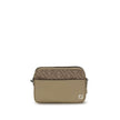 Beige Leather Shoulder BagFendi’s Camera Case Squared FF Shoulder Bag is a compact and refined model made of smooth beige leather combined with iconic FF canvas in the same tone. Embellished with a metal FF appliqué, it features an exterior flat pocket an