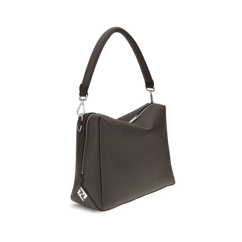 Brown Calf Leather Bos Taurus Shoulder BagThe Lui Large Shoulder Bag by Fendi is an elegant and versatile accessory, designed for a contemporary and refined style. It features a soft construction and carefully crafted details, such as the long double-slid