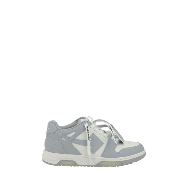 Gray Rubber Low Top SneakersOff-White’s Out of Office Sneakers feature a perforated round toe that offers breathability and comfort. The flat sole provides stability, while the iconic embossed Arrow logo on the side panel adds a distinctive touch to the d