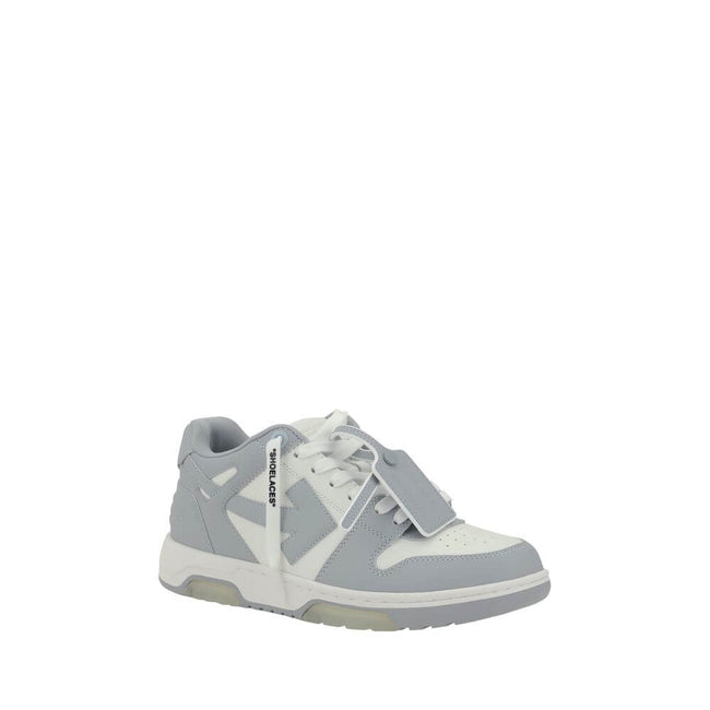Gray Rubber Low Top SneakersOff-White’s Out of Office Sneakers feature a perforated round toe that offers breathability and comfort. The flat sole provides stability, while the iconic embossed Arrow logo on the side panel adds a distinctive touch to the d