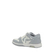 Gray Rubber Low Top SneakersOff-White’s Out of Office Sneakers feature a perforated round toe that offers breathability and comfort. The flat sole provides stability, while the iconic embossed Arrow logo on the side panel adds a distinctive touch to the d