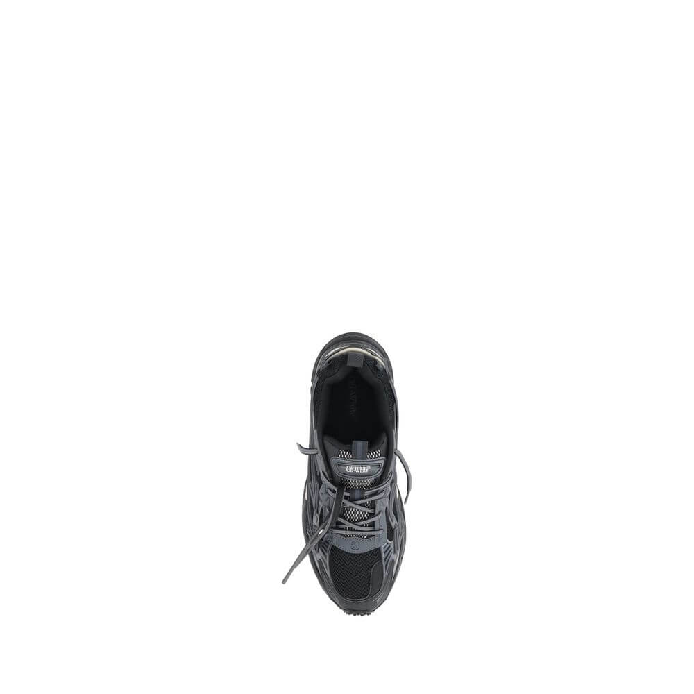 Be Right Back SneakersThe Off-White Be Right Back Sneakers combine mesh and rubberized leather for a modern and resistant look. The iconic zip tie on the front and the monogram printed on the tongue and insole recall the distinctive design of the brand. T