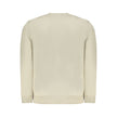 Beige Cotton Men SweaterElevate your wardrobe with the Hugo Boss long sleeve sweatshirt, a perfect blend of comfort and style. Crafted from sumptuously soft brushed cotton and adorned with intricate embroidery and a signature logo application, this beige