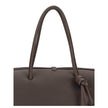 Brown Calf Leather Bos Taurus HandbagThe Le Grand Tourisme Travel Bag by Jacquemus reinterprets the classic bowling bag in a modern and sophisticated key. Made of grained leather, it features a structured and functional design with a two-way zipper closur