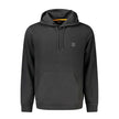 Black Cotton Men SweaterIndulge in the epitome of urban sophistication with this Hugo Boss hooded sweatshirt. Crafted for those who command a bold presence, this sleek black gem merges comfort with luxury. Its soft, brushed cotton embraces you in warmth,