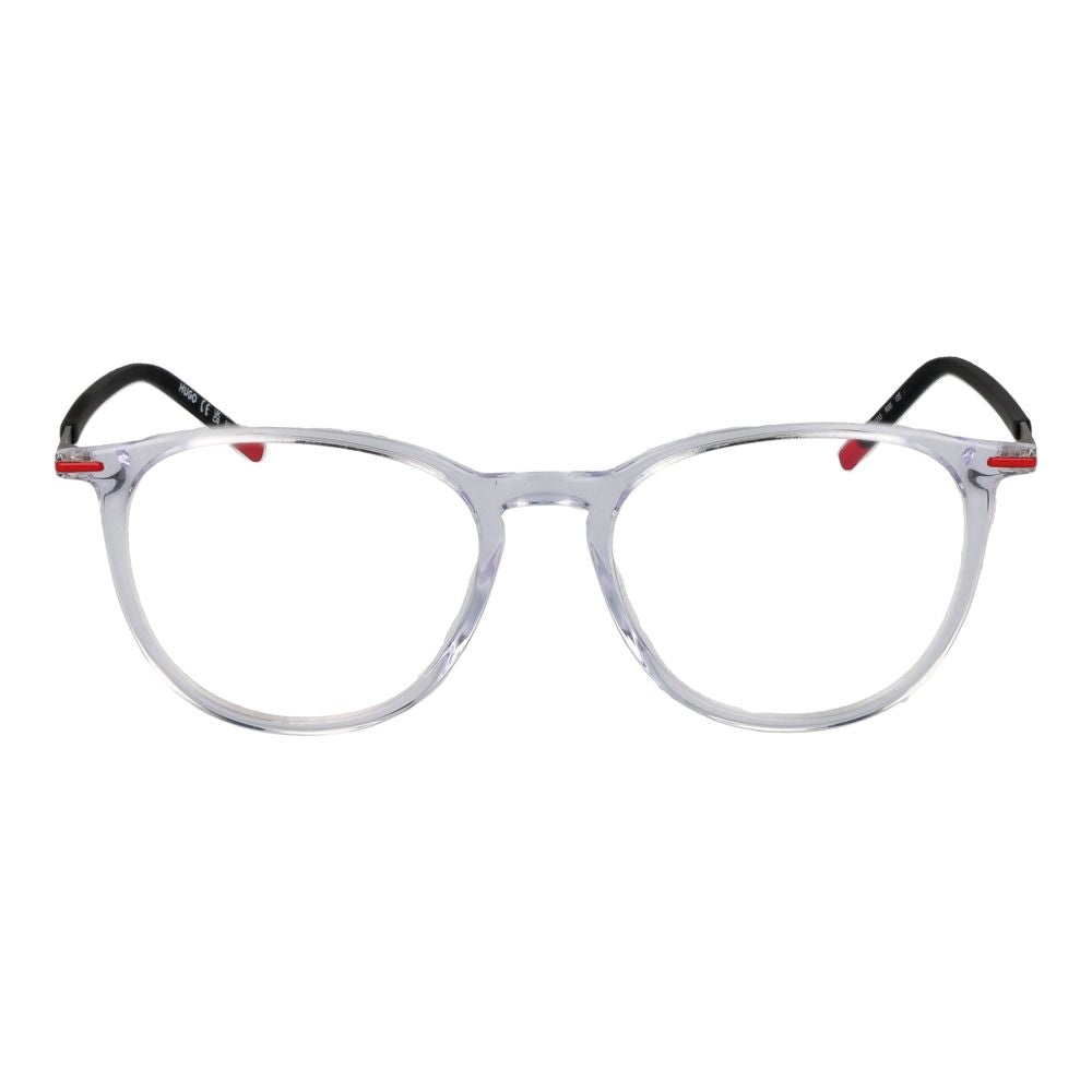 Transparent Synthetic Frame Glasses with Full-Rim Design